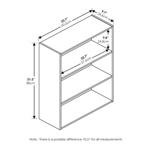 Bán Buôn <span class=keywords><strong>3</strong></span>-Tier Đứng Bằng Gỗ Cube Lưu Trữ Kệ Tổ Chức Tủ Sách Kệ Sách Dễ Dàng Cài Đặt - Product Image 6
