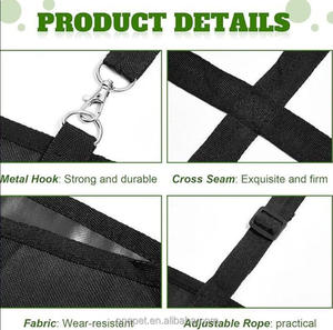 Penyangga kipas kuda tinggi, dudukan berdiri dengan tas jaring gantung yang dapat diatur untuk perawatan kuda - Product Image 5