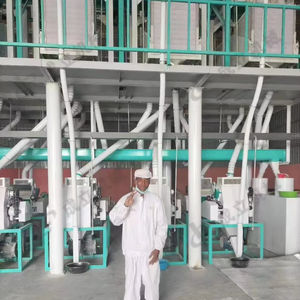 50 tonnes/jour ensemble complet fraiseuse de <span class=keywords><strong>farine</strong></span> de maïs broyeur de maïs 500 kg/h capacité 1 an de garantie - Product Image 1