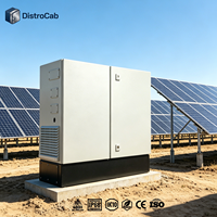 Boîtier de panneau électrique à double porte résistant aux chocs L RoHS IP55 IK10 Kinco HMI pour projet solaire extérieur DistroCab AE-HMB