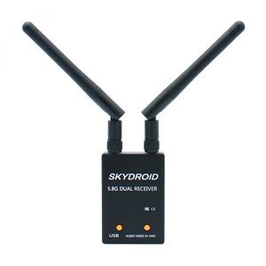 อุปกรณ์เสริมโดรน dual 5.8GHz 150CH FPV ตัวรับ vtx OTG ชิ้นส่วนโดรน RC UVC 5V เอาท์พุทแรงดันไฟฟ้าเสาอากาศคู่ - Product Image 2