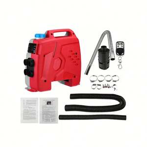 เครื่องทำความร้อนอากาศแบบพกพา 12V/24V 5KW/8KW ใช้เชื้อเพลิงดีเซล ตัวเครื่องทำจากเหล็กและอะลูมิเนียม สีแดง น้ำเงิน เทา แบบผสม พร้อมพัดลมสี่รู สำหรับรถยนต์ รถบ้าน รถบรรทุก ขายดี - Product Image 6