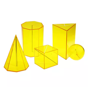 Gelsonlab HSMM-091 Géométrique D'école En Plastique modèle de prisme Pentagonal section Formes Géométriques - Product Image 6