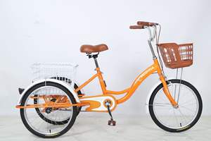 Tricycle à pédale à une vitesse MEGHNA, nouveau modèle <span class=keywords><strong>2022</strong></span>, pour personnes âgées, roues de 20 pouces, frein à disque, capacité de charge de 160 kg, vente en gros - Product Image 5