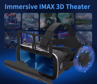 Lunettes VR G15E, films IMAX 3D, réalité virtuelle, casque en carton, casque, support pour téléphone de 4,7 à 7 pouces, joystick de jeu, fabriqué en Chine