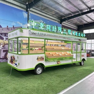 Pizza personnalisée remorque camion alimentaire <span class=keywords><strong>d</strong></span>'<span class=keywords><strong>occasion</strong></span> mobile électrique avec équipement complet de cuisineChariot à fruits - Product Image 4