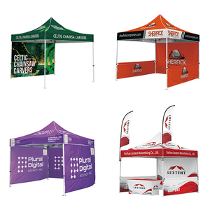 Bền 40Mm Hex Nhôm 300D Vải Lều Với Logo Quảng Cáo Ngoài Trời Tùy Chỉnh Pop Lên 10x10 Tán Lều - Product Image 5