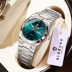 Reloj de Lujo para Mujer BIINBOND, Reloj Pequeño de Acero Inoxidable, Resistente al Agua, Luminoso, Ultrafino - Product Image 1