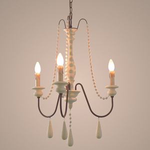 Lampadario Grande in Legno Stile Rustico Americano Retrò Creativo, Lampada Artistica Anticata per Camera da Letto, Villa, Soggiorno - Product Image 2