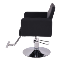 Fauteuil de Barbier Ergonomique Haut de Gamme en Cuir PU pour Salon de Coiffure, Chaise de Coiffage Hydraulique pour Salon de Beauté, Coupe de Cheveux, Permanente, Teinture, et Salon de Détente