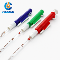 Pompe à pipette manuelle CORDIAL 2/10/25 ml pour transfert précis de liquides
