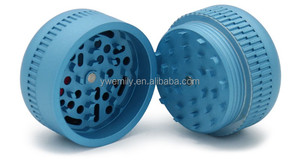 Nouveau moulin à épices et tabac à revêtement peint, à dents spéciales amovibles, avec racloir et brosse, couleurs macaron - Product Image 6