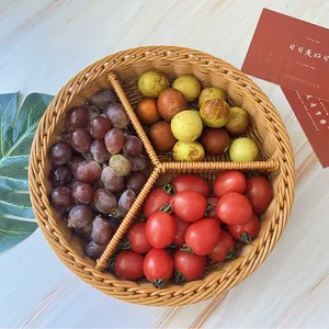 Nouveaux produits se vend en rotin comme panier tissé à la main portable <span class=keywords><strong>jardin</strong></span> cueillette et shopping panier <span class=keywords><strong>de</strong></span> fruits et légumes - Product Image 6