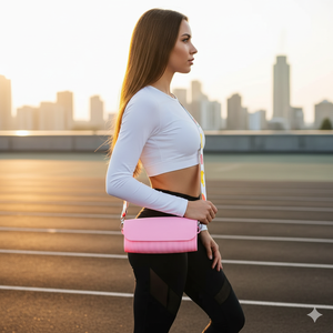 Popular New Cute Silicone Storage Bag with Shoulder Strap Magnetic Buckle Crossbody Cosmetic Pouch Multi Purpose Organizer <b>Purse</b> - Product Image 2