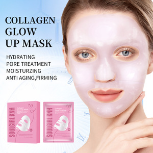 Nouveau Masque Éclat au Collagène 2.0, Masque Facial Raffermissant au Bio-collagène, Masque Hydratant Anti-Âge en Tissu pour une Peau de Verre - Product Image 2