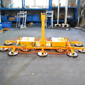 Peralatan Pengangkat Vakum Baru Mesin Pengangkat Kaca Alat Pemasangan Ubin Elektrik 8 <span class=keywords><strong>Suction</strong></span> <span class=keywords><strong>Cup</strong></span> Kapasitas Beban 800kg - Product Image 4