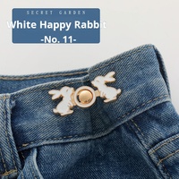 Tensor de cintura para pantalones, botones vaqueros desmontables, alfileres sin coser, pantalones vaqueros ajustables con flores de margaritas, pantalones instantáneos, botones Vaqueros