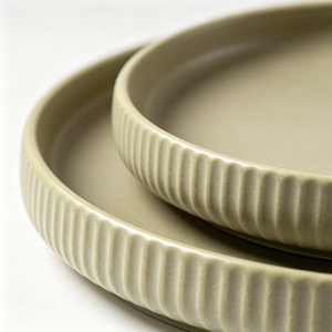 <span class=keywords><strong>EKA</strong></span> 2026 Nuovo Design Set da Pranzo Rotondo Completo da 24 Pezzi in Gres Verde Opaco per 8 Persone, Stoviglie Eleganti Lavabili in Lavastoviglie - Product Image 3