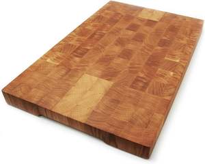 เขียงไม้หนา แข็งแรง ทนทาน ทำด้วยมือ สำหรับเตรียมอาหารในครัว พื้นผิวเรียบ ไม่มีรอยแตก - Product Image 6