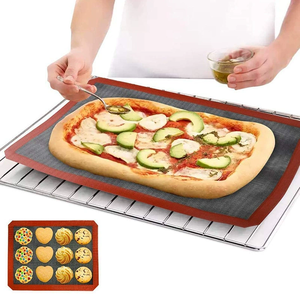 Tapis de cuisson en silicone antiadhésif réutilisable personnalisé 30*40cm pour macarons pâtisserie pizza chauffage des aliments - Product Image 4