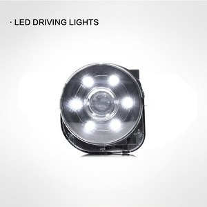 Conjunto de Faros Delanteros para <span class=keywords><strong>Renegade</strong></span> 2015-2018, Actualización con Nuevas Lentes de Proyector LED para Automóvil, 6000K, 25W, 2500 Lúmenes, Alta Intensidad - Product Image 2