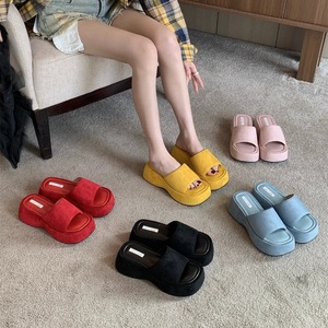 Sandales à semelles compensées pour femmes, style été 2025, tendance, nouveautés, parfaites avec des robes, sandales de plage à talons hauts - Product Image 2