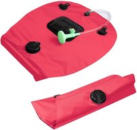 Sacs de douche solaires portables pour le camping, 5 gallons/20L, sac de douche solaire chauffant pour le camping