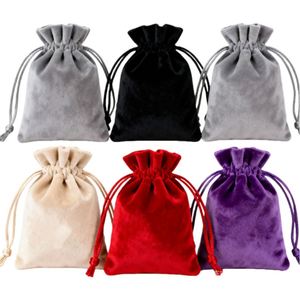 Bolsa de Terciopelo con Cordón Personalizada, Impresión de Logotipo a Color y Tamaño Personalizado, Bolsa de Terciopelo para Dados, para Juegos de Mesa DnD - Product Image 2