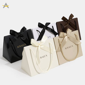 Caja de Regalo de Joyería Plegable de Papel de Lujo con Logotipo Personalizado Auralux, con Asa, para Anillos, Aretes, Pulseras y Collares - Product Image 6