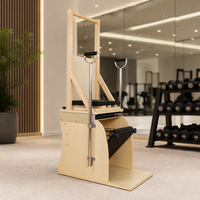 Équipement de Pilates à domicile MJD-W64 : Kit combiné Wunda Chair, Ladder Barrel et Reformer Pilates