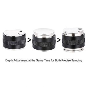 Herramienta de Distribución de Café Espresso con Profundidad Ajustable, Nivelador y Distribuidor de 51 mm, 53 mm, 58 mm, Accesorios para Cafetera - Product Image 5