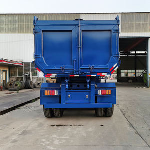 Semi-remorque benne basculante robuste 40 tonnes 90 tonnes 3 essieux forme carrée - Product Image 1