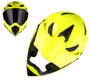 Casque de moto intégral unisexe ABS DOT toutes saisons tout-terrain, neuf, taille XL avec fermeture rapide, emballé - Product Image 3