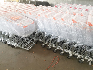 2025 iyi fiyat Metal vagon süper pazar arabası hipermarket Buggy bakkal perakende Trundler alışveriş arabası sepeti - Product Image 5