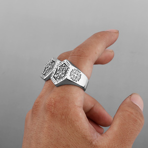 Hip Hop Style Edelstahl Viking Herren <span class=keywords><strong>ring</strong></span> mit Kompass Modischer Edelstahl <span class=keywords><strong>ring</strong></span> für Herren - Product Image 3