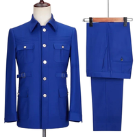 Nouvel ensemble de costume pour homme composé d'une veste et d'un pantalon. Robe de mariée, robe de bal, costume d'affaires.