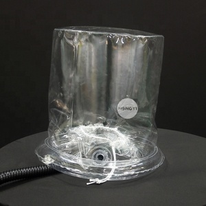 Traje de sistema de casco de protección de aire respirable antiniebla a prueba de polvo <span class=keywords><strong>con</strong></span> capucha transparente inflable de PVC - Product Image 3