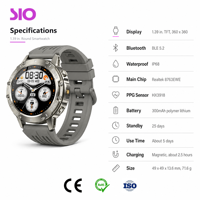 Jam Tangan Pintar 1.39 Inci Layar TFT Bulat 360 X 360 Dapat Menjawab Panggilan Tahan Air IP68 100 Mode Olahraga Baterai 5 Hari Grosir Jam Tangan Pintar