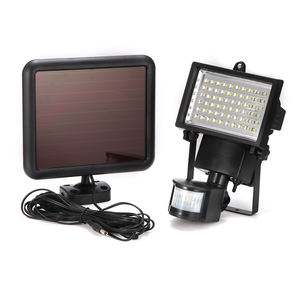 PIR 60 Ha Condotto La Luce Solare Esterna Impermeabile stree Illuminazione Per Applique Da Parete Da Giardino Rotativo Pole Sensore di Movimento - Product Image 3