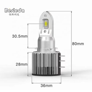 <span class=keywords><strong>Super</strong></span> canbus H15 LED feux de route DRL 36W 4200LM lampe à Led 12v 6000k ampoule de phare ventilateur étanche refroidissement Auto phare Led H15 - Product Image 6