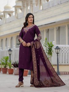 Premium Designer Kurti Set for Women with Coordinated Bottoms and Dupatta Traditional Indian Ethnic Outfit Festival & Party Wear - Product Image 5