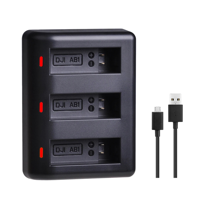 AB1 USB 3 Ports Charger for DJI Osmo Action 1, Action1 Camera