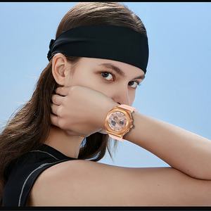 Reloj Deportivo Cronógrafo SMAEL 8102 Resistente al Agua, Reloj de Pulsera Electrónico Analógico-Digital Luminoso con Alarma, Correa de TPU para Buceo - Product Image 6