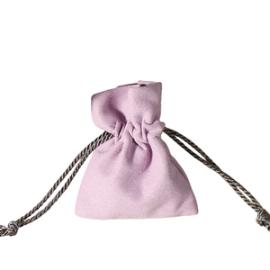 Bolsa <span class=keywords><strong>de</strong></span> Embalaje para Joyería, Bolsa <span class=keywords><strong>de</strong></span> Regalo <span class=keywords><strong>de</strong></span> Terciopelo con Cordón para Collares, Pulseras y Brazaletes - Product Image 5