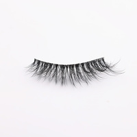 Bande claire faux cils 3D bandes de vison bande invisible cils naturels doux faits à la main faux cils