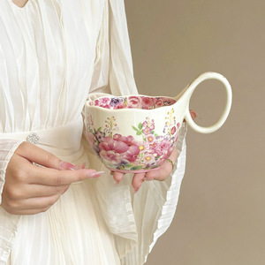 China Manufacturer Direct Sale HIgh Quality Ceramic Coffee Mug with <b>Saucer</b> Drinking Water <b>Cup</b> - Product Image 6