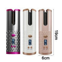 Fer à friser automatique à prix d'usine, certifié CE ROHS, vente en gros, mini fer à friser électrique portable rechargeable par USB, sans chaleur