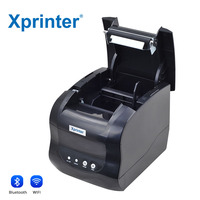 Xprinter XP-365B noir tout-en-un 3 pouces imprimante d'autocollants d'étiquettes de codes à barres pour étiquettes impression de billets imprimante d'étiquettes thermiques