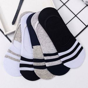 Chaussettes Hommes Bateau D'été En Silicone Antidérapant Gommino Invisible Mince Coupe Basse Bas Hommes No Show En Gros - Product Image 2