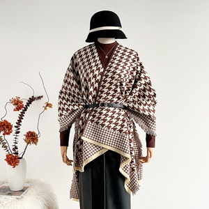 Manteau d'hiver <span class=keywords><strong>de</strong></span> marque, cape, châle, écharpe, effet cachemire, doux, pour femmes, ouvert sur le devant, <span class=keywords><strong>poncho</strong></span>, cape, châle, luxe - Product Image 2